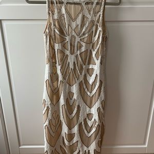 Needle & Thread * Gorgeous White embellished dress